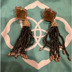 KENDRA SCOTT Misha Rose Gold Mop Earrings